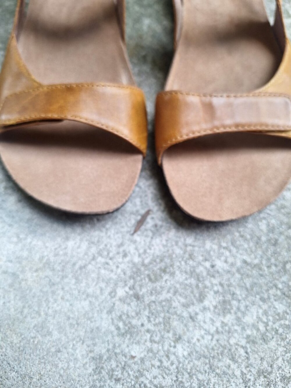 Dansko RONDA Leather Comfort Sandals Tan 40/9 - Picture 3 of 7
